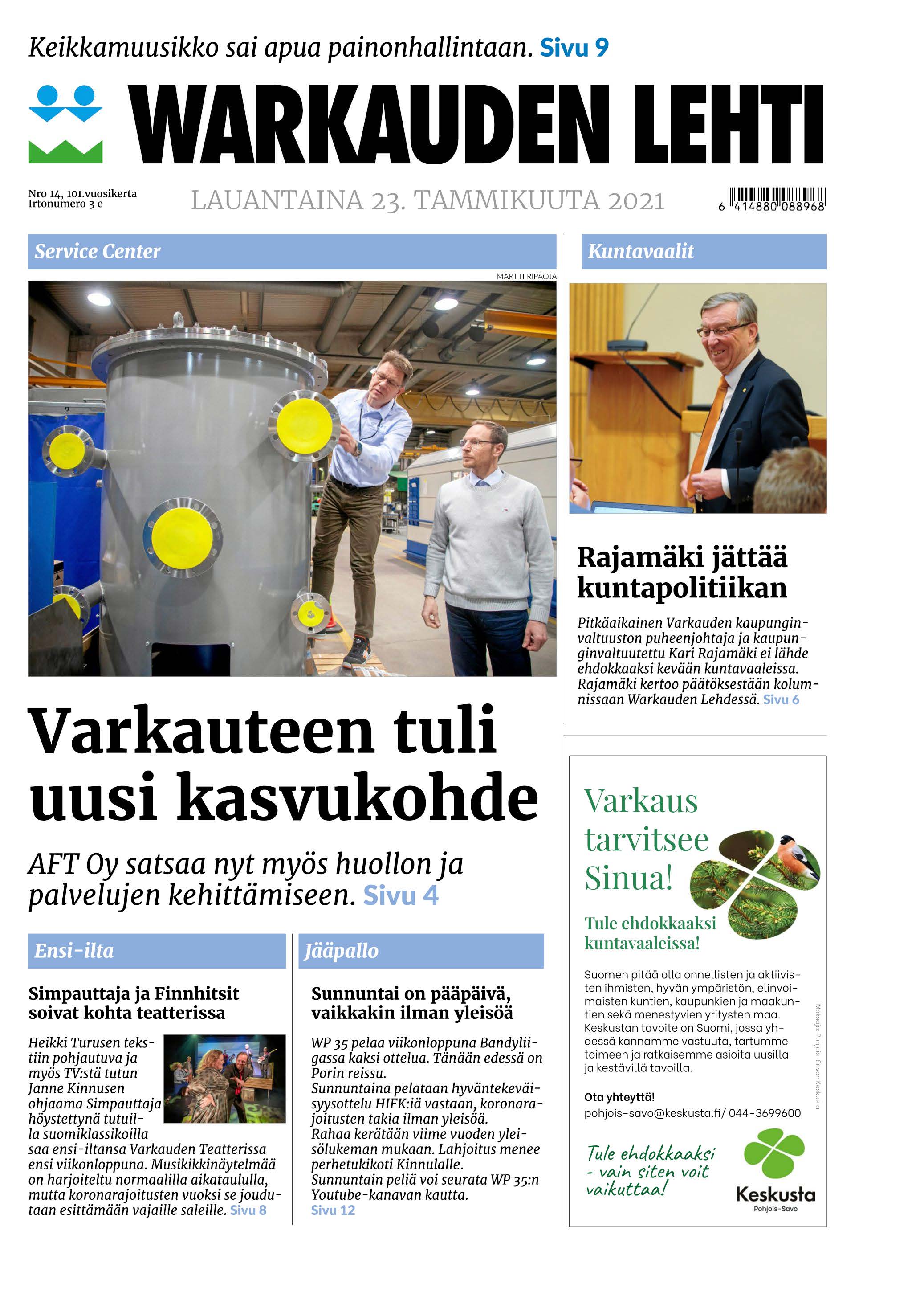 AFT Service Center in Varkaus